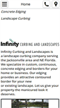 Mobile Screenshot of infinitycurbing.com